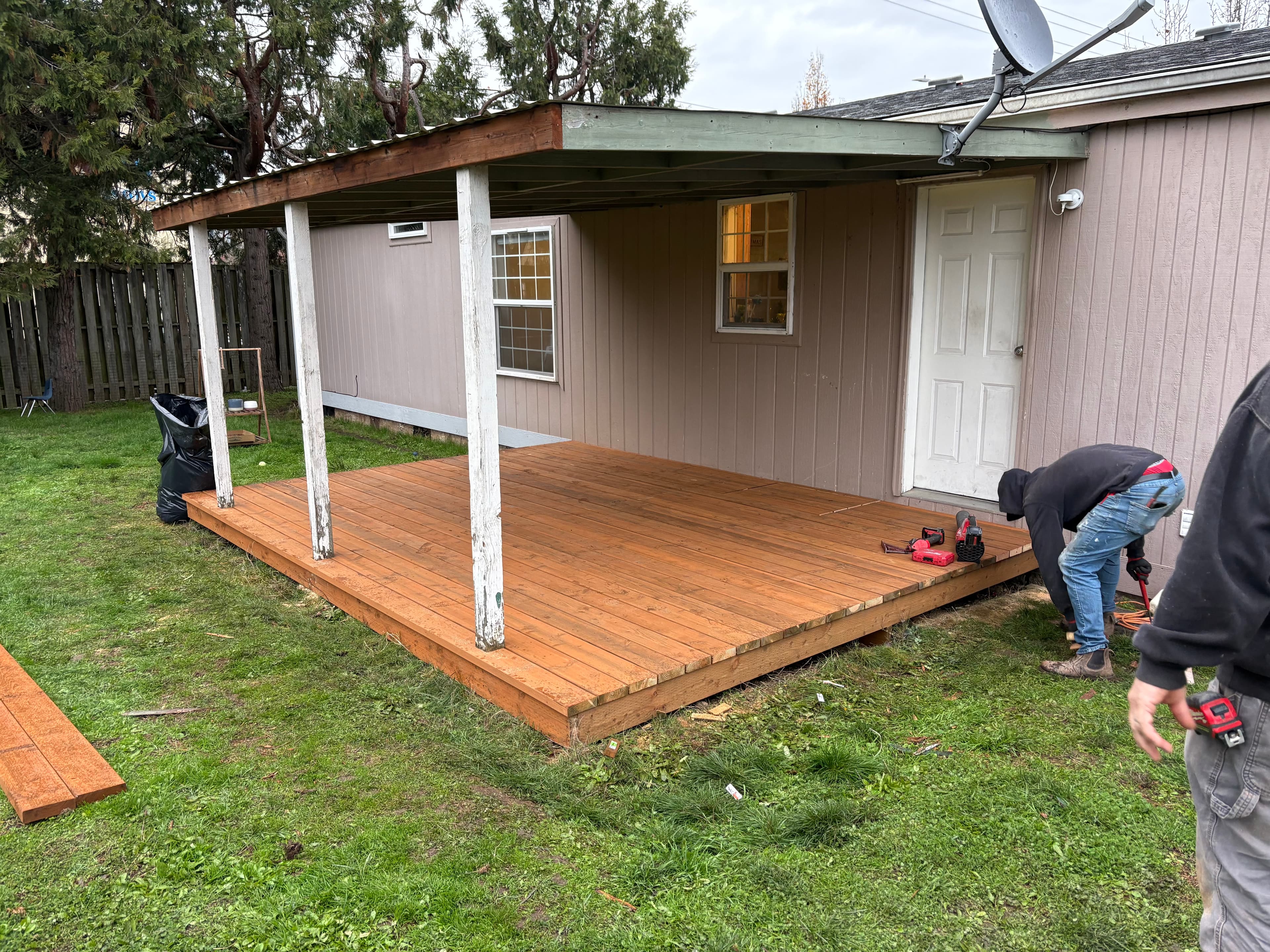 Deck repair and board replacement